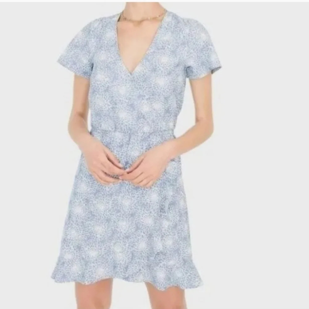 J. Crew Blue Floral Dress
